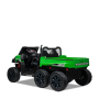 Tracteur électrique enfant 6x6 avec benne basculante V2 Vert