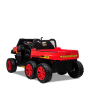 Tracteur électrique enfant 6x6 avec benne basculante V2 Rouge
