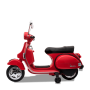 Scooter électrique enfant piaggio vespa px150 Rouge