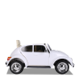 Voiture électrique enfant volkswagen coccinelle version rétro Blanc