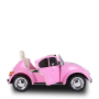 Voiture électrique enfant volkswagen coccinelle version rétro Rose