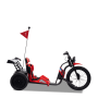Karting électrique enfant drift trike 24v Rouge