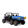 Tracteur enfant 6x6 avec benne basculante électrique Bleu