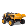 Camion de chantier électrique enfant xl avec benne 12v Orange