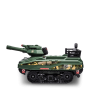 Tank militaire électrique enfant avec son canon tireur Vert