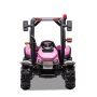 Tracteur enfant électrique agricole xl avec remorque Rose