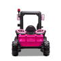 Tracteur enfant électrique agricole xl avec remorque Rose