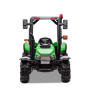 Tracteur enfant électrique agricole xl avec remorque Vert