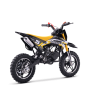 Pocket bike enfant hiro falcon 49cc Jaune