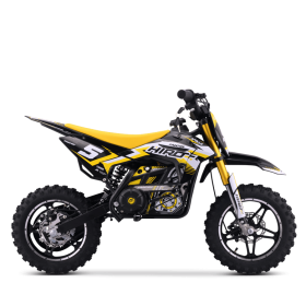 Pocket bike électrique enfant hiro falcon 550w Jaune