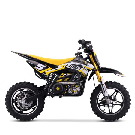 Pocket bike électrique enfant hiro falcon 550w Jaune
