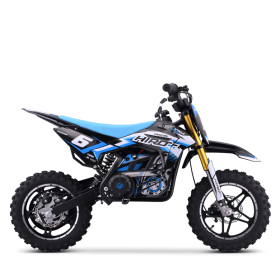 Pocket bike électrique enfant hiro falcon 550w Bleu