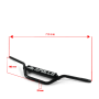 Guidon aluminium ø22mm Noir