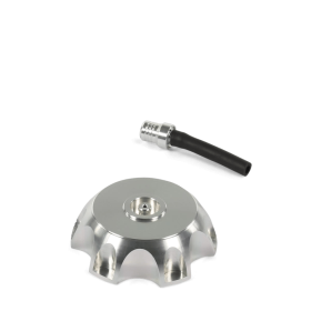 Bouchon de reservoir aluminium Gris