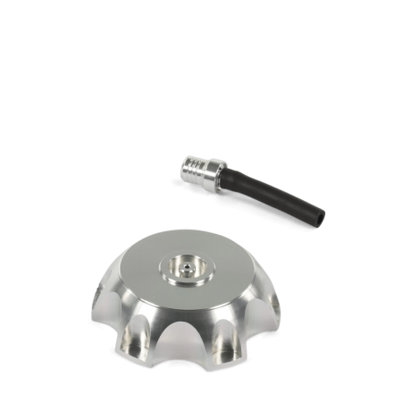 Bouchon de reservoir aluminium Gris