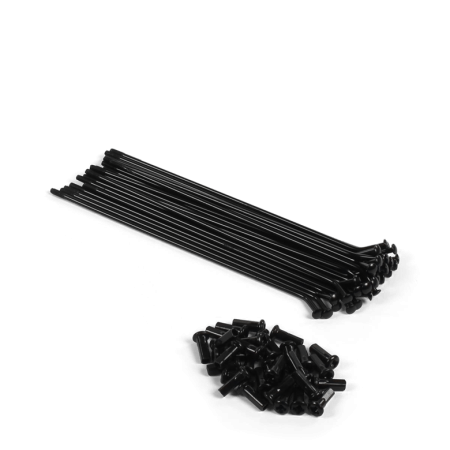 Jeu de 32 rayons de roue noir 1,4 x 14"
