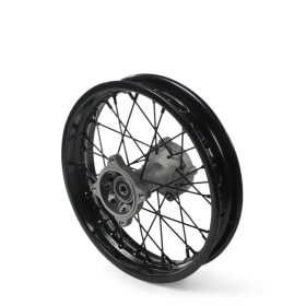 Roue arriere acier noire 12" - ø12