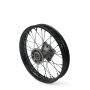 Roue avant acier 12" ø15 Noir