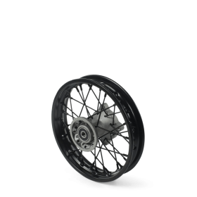 Roue avant acier 10" ø12 Noir