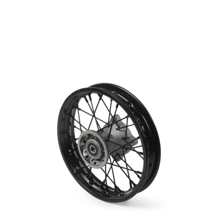 Roue avant acier 10" ø12 Noir