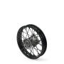 Roue avant acier 10" ø12 Noir