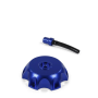 Bouchon de reservoir aluminium Bleu
