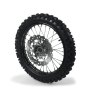Roue complete avant acier avec pneu YUANXING noire 14" - ø15