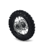 Roue complete arriere acier avec pneu YUANXING noire 12" - ø15