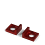 Tendeurs alu de chaine - ø15mm Rouge