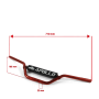 Guidon aluminium ø22mm Rouge