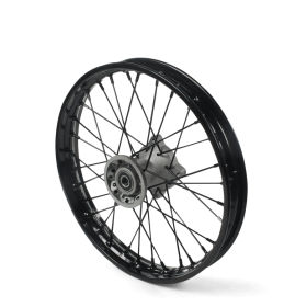 Roue avant acier noire 14" - ø15