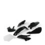 Kit plastique klx 110 Noir