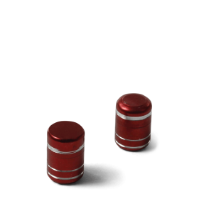 Bouchon de valve aluminium Rouge