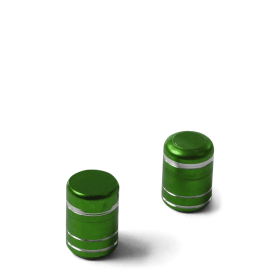Bouchon de valve aluminium Vert