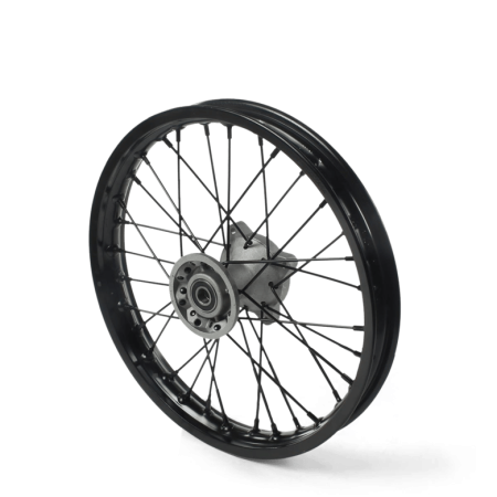 Roue avant aluminium 14" ø15 Noir