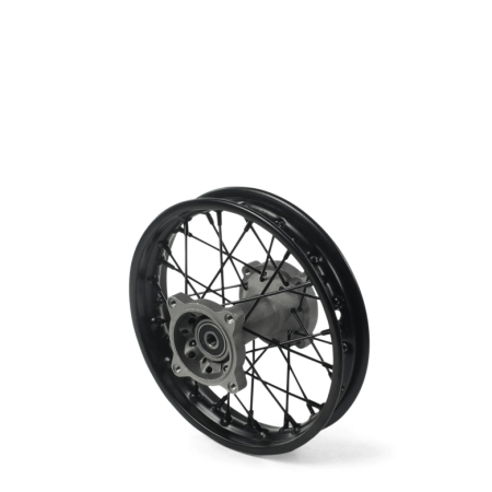 Roue arriere acier noire 10" - ø15