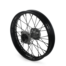 Roue arriere acier noire 14" - ø15