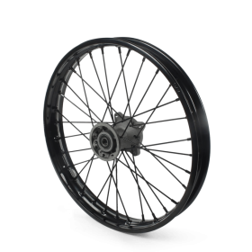 Roue avant acier noire 17" - ø15