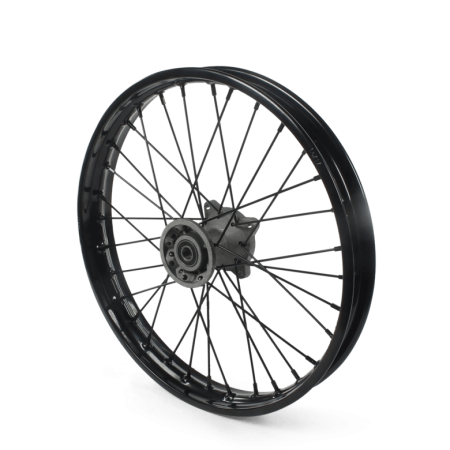 Roue avant acier noire 17" - ø15