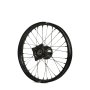 Roue avant aluminium 7116 volt racing moyeu 14" ø15 Noir