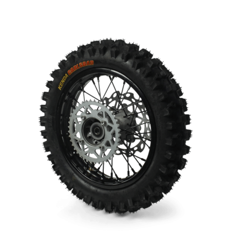 Roue complete arriere acier avec pneu kenda noire 12" - ø15