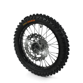 Roue complete avant acier avec pneu kenda noire 14" - ø15
