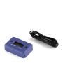 Compteur d'heure Bleu