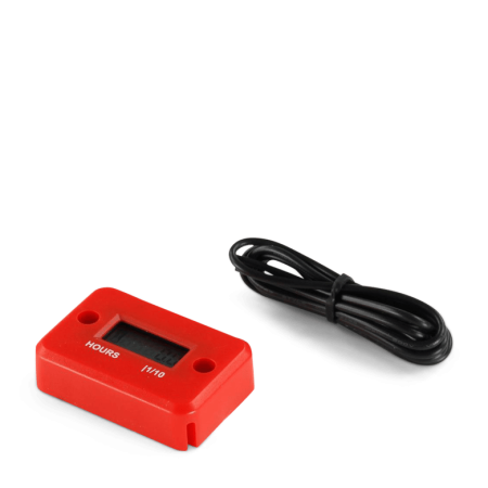 Compteur d'heure Rouge