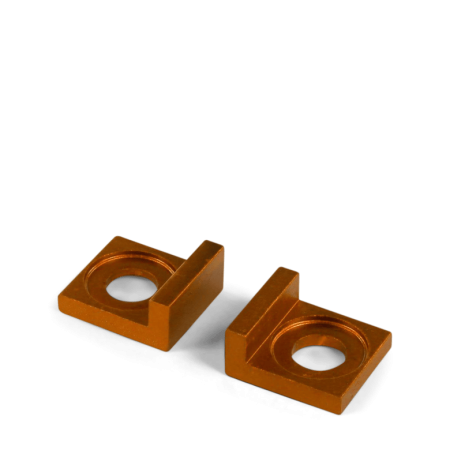 Tendeurs alu de chaine - ø15mm Orange
