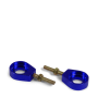 Tendeurs alu de chaine - ø12mm Bleu