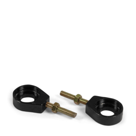 Tendeurs alu de chaine rond - ø12mm Noir