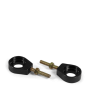 Tendeurs alu de chaine rond - ø12mm Noir