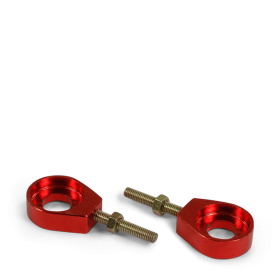 Tendeurs alu de chaine rond - ø15mm Rouge