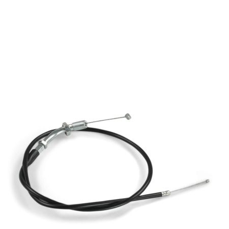 Cable d'accelerateur gaine coudee 740mm/850mm noir